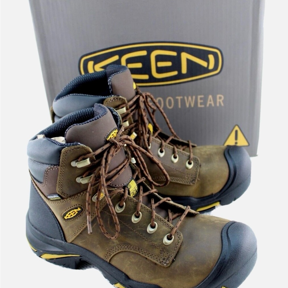 KEEN Men's Rugged Brown and Black Boots